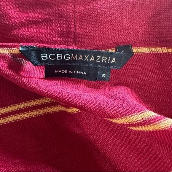 BCBGMAXAZRIA Wrap top Linen Blend Size S - Picture 5 of 7